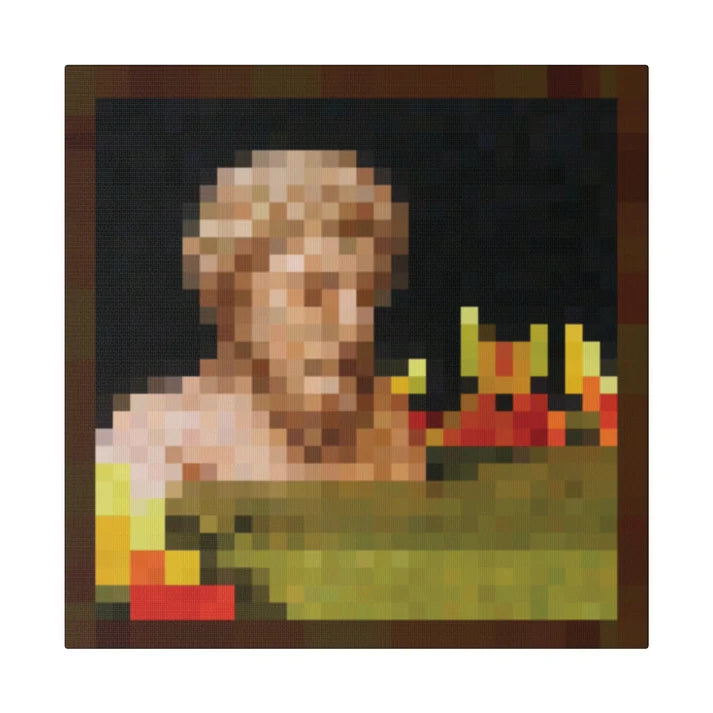 Bust - Minecraft Kanvas Tablo