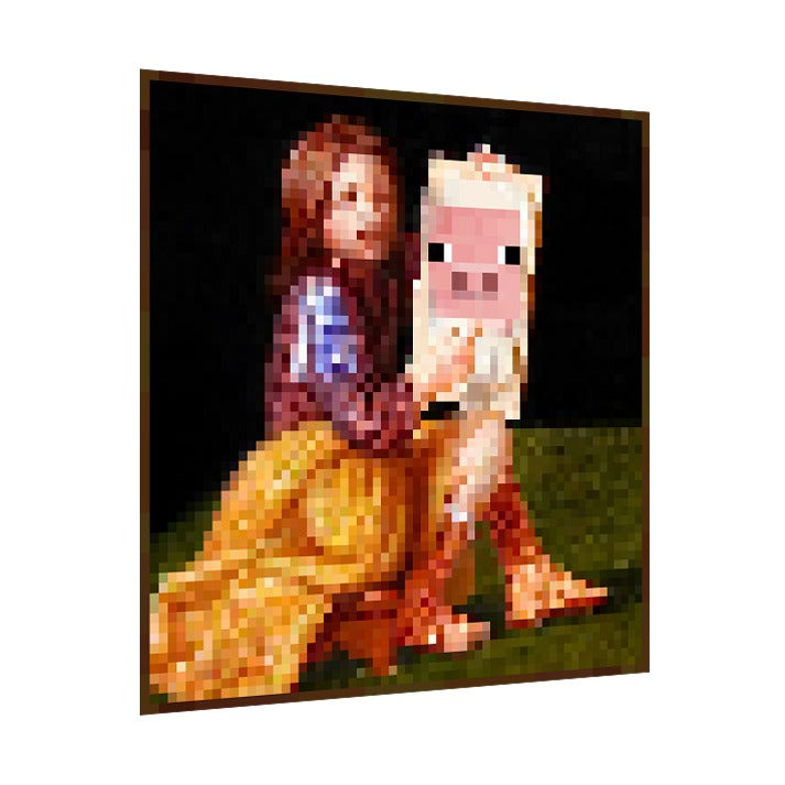 Pigscene - Minecraft Kanvas Tablo
