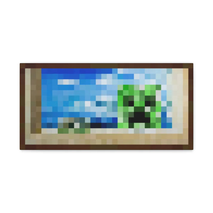 Creeper - Minecraft Kanvas Tablo