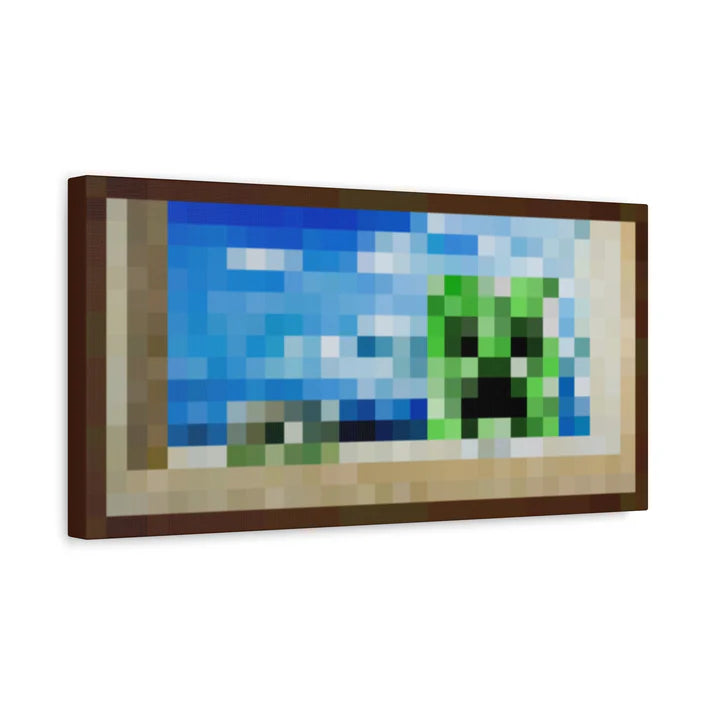 Creeper - Minecraft Kanvas Tablo