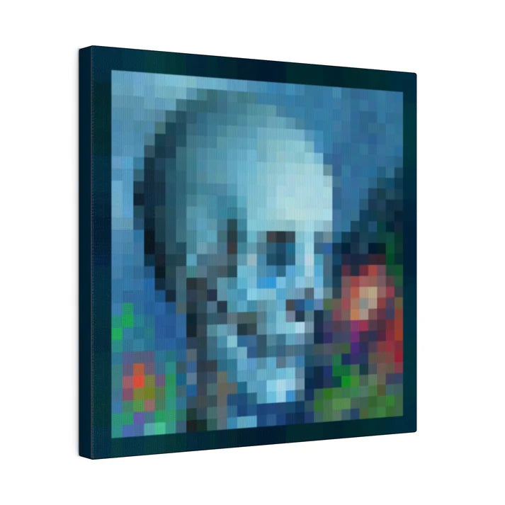 Skull and Roses - Minecraft  Kanvas Tablo