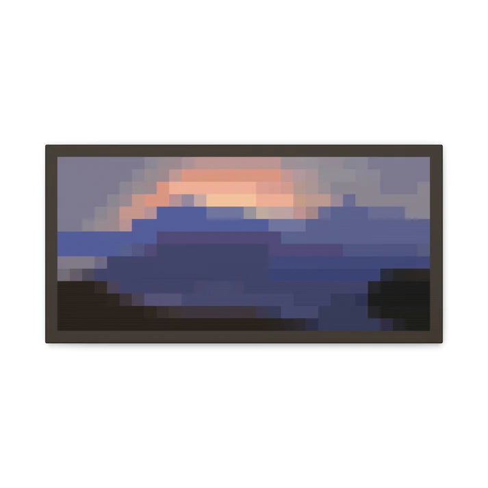 Sunset - Minecraft Kanvas Tablo