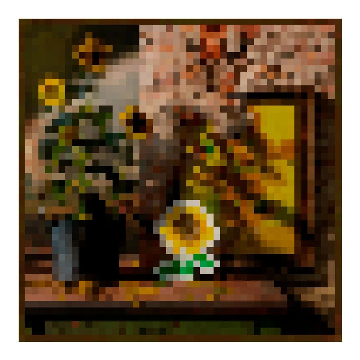 Sunflowers - Minecraft Kanvas Tablo